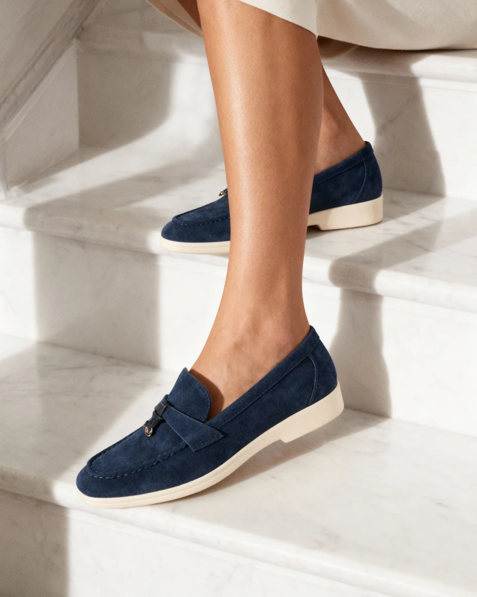 Old Money Suede Lady Loafers - Image 9